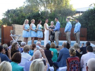 Intimate Wedding by the Pool!