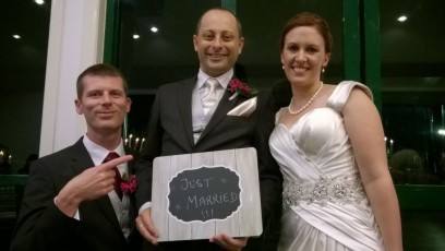 Just Married - A Sign for All to See!